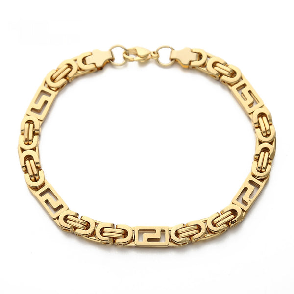 Geometric Link Byzantine Bracelet view 2
