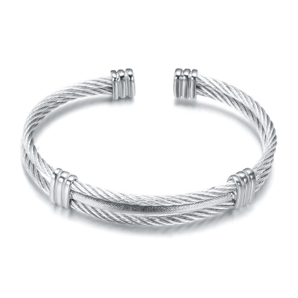 Cable Cuff Bracelet view 5