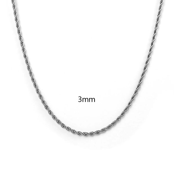 Steel silver-3mm