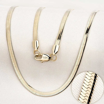 Waterproof PVD Snake Chain Necklace