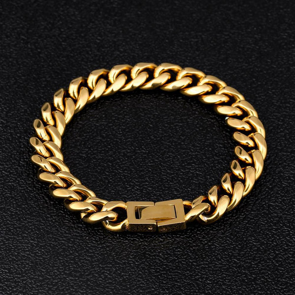 Polished Cuban Link Bracelet view 5