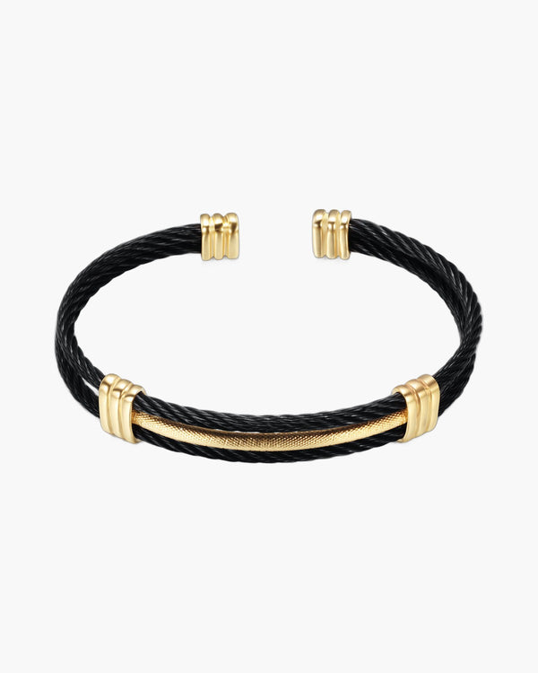 Cable Cuff Bracelet