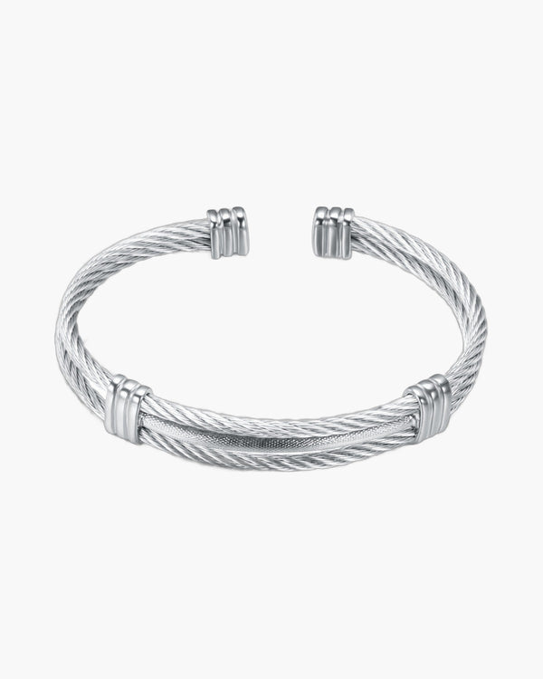 Cable Cuff Bracelet view 5