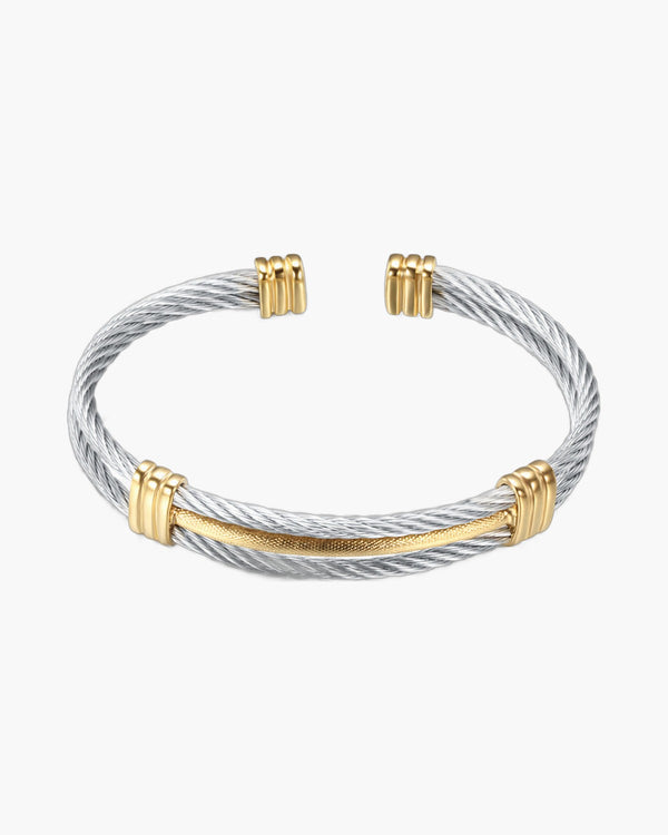 Cable Cuff Bracelet view 6