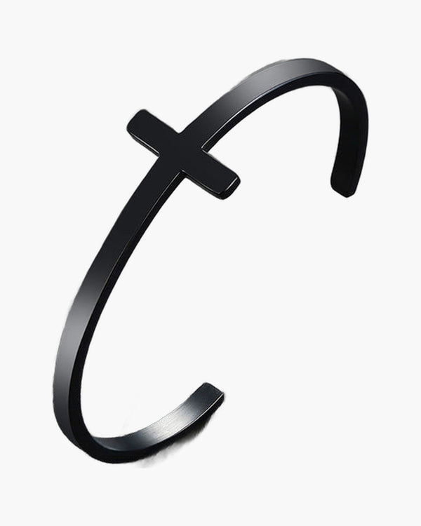Cross Motif Cuff Bracelet view 6