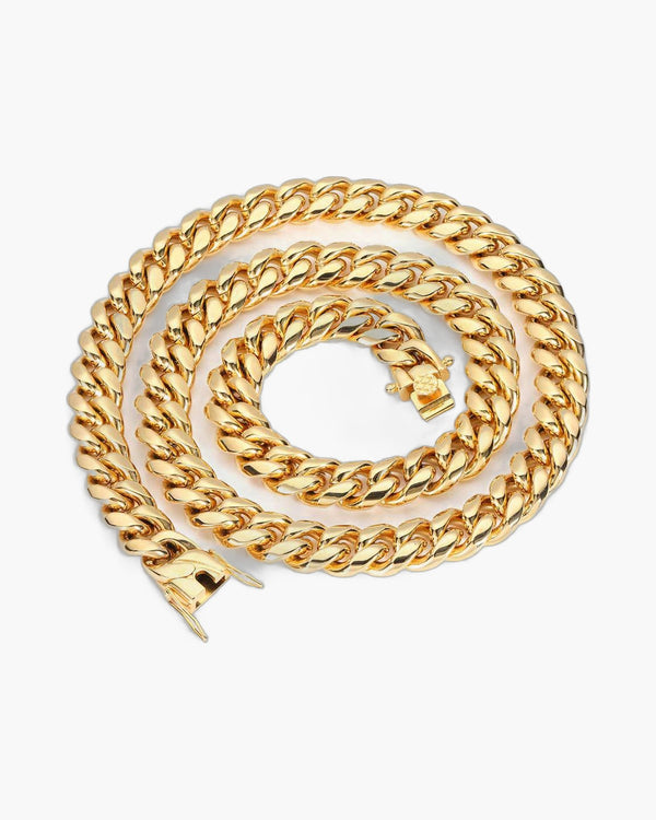Cuban Link Chain Bracelet with Box Clasp view 2