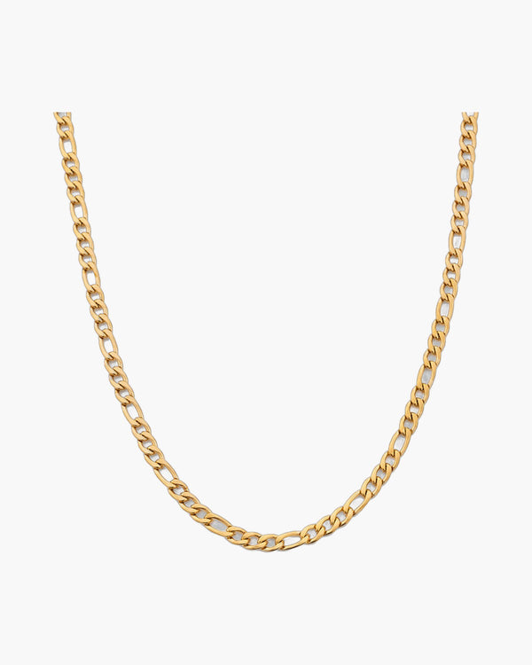 Figaro Chain Necklace in Stainless Steel view 9