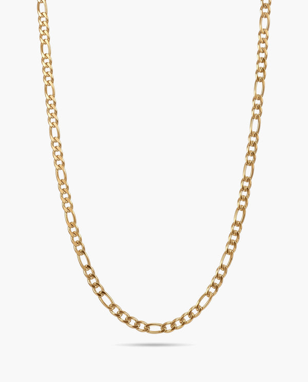 Marco Maveri Figaro Chain in Stainless Steel, Gold