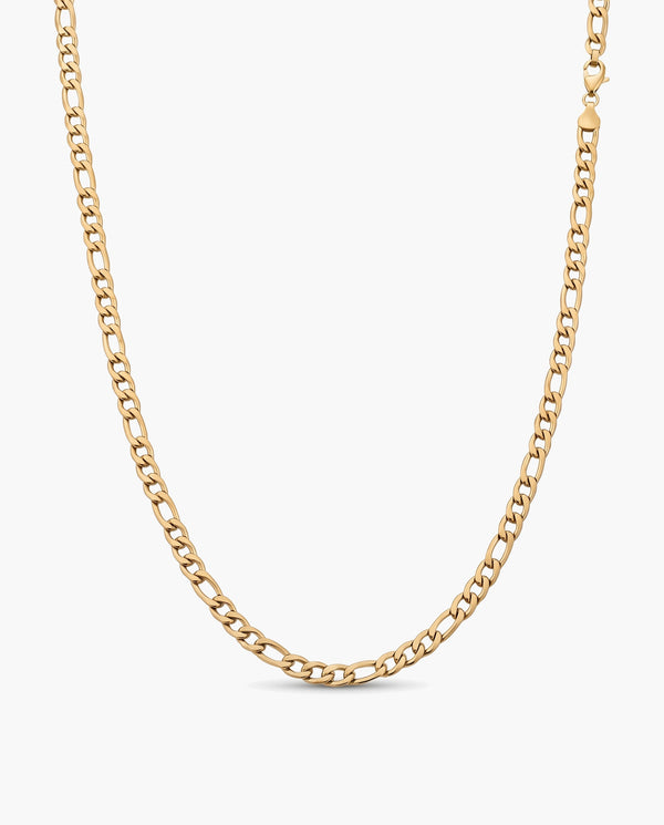 Marco Maveri Figaro Chain Necklace in Stainless Steel, Gold