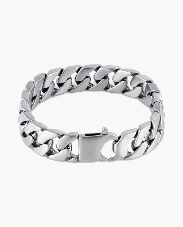 Marco Maveri Polished Curb Link Bracelet, Silver