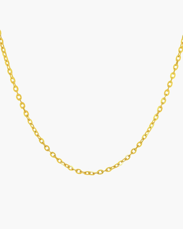 O-Link Chain Necklace in Titanium Steel view 5