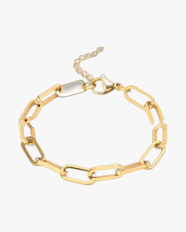 Paperclip Link Bracelet view 5