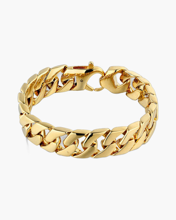 Polished Curb Link Bracelet view 3