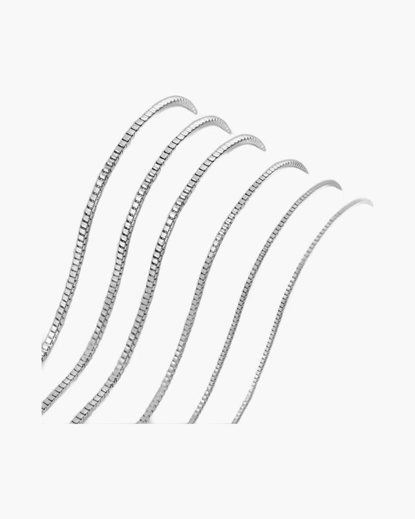 Stainless Steel Box Chain Necklace view 7