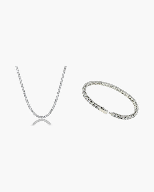 Tennis Bracelet with Cubic Zirconia