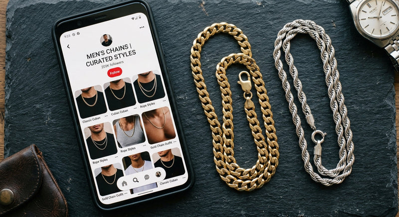 Decoding Mens Chain Necklace Pinterest Trends for Modern Style
