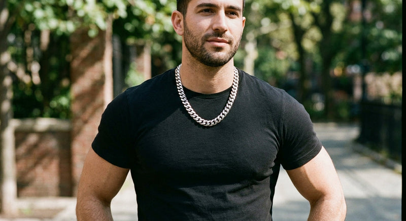 Mens Chain Necklace Size Guide By Body Type | Marco Maveri