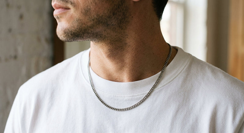 The Minimalist Thin Chain Necklace Trend For Men Explained