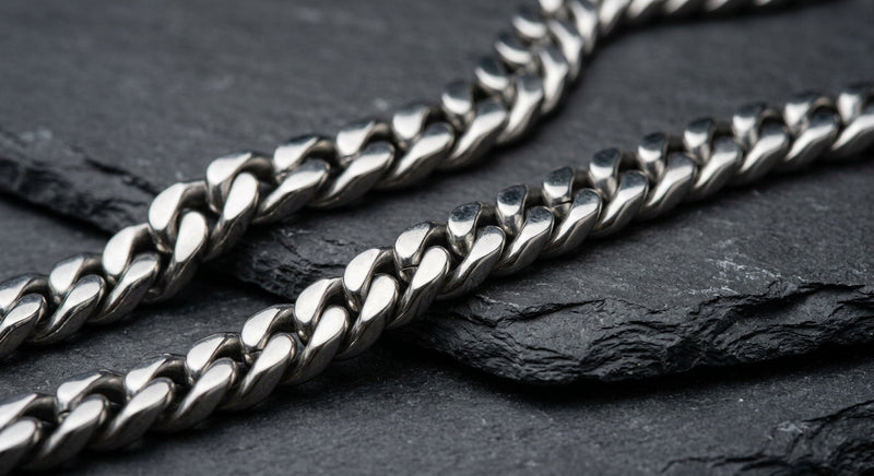 Sterling Silver vs Stainless Steel Chain for Men: Guide