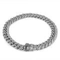 Cuban Link Chain with Pave Clasp view 3