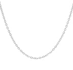 O-Link Chain Necklace in Titanium Steel view 3