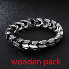 Titanium Steel Keel Link Bracelet view 11
