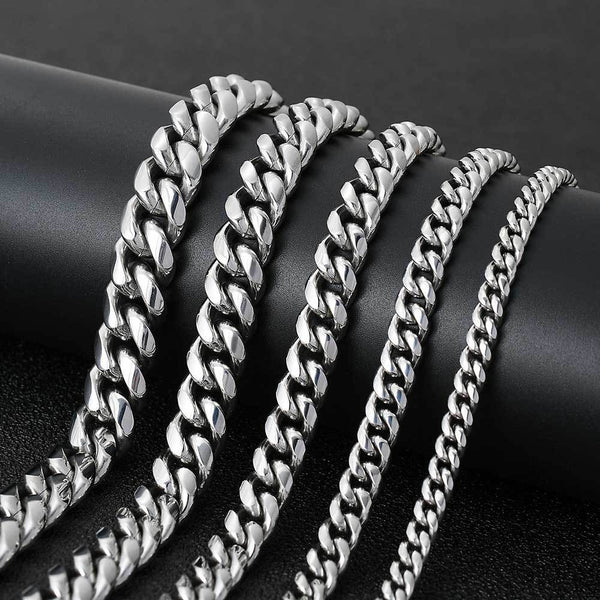 Heavy Curb Chain Necklace view 7
