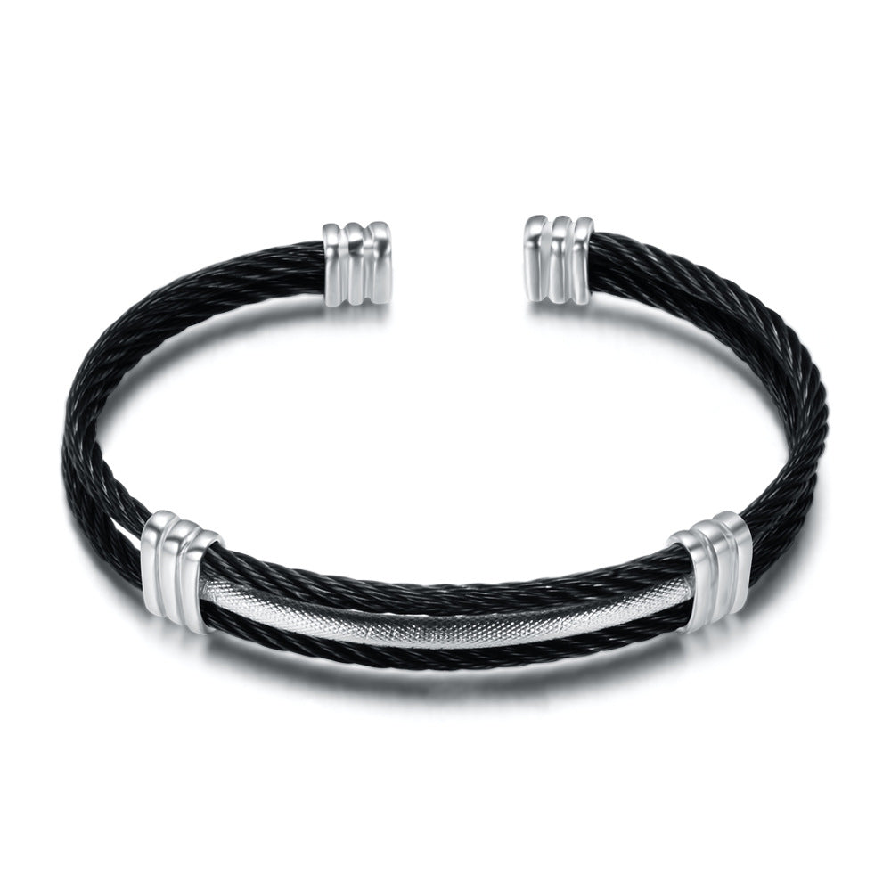 Cable Cuff Bracelet view 4
