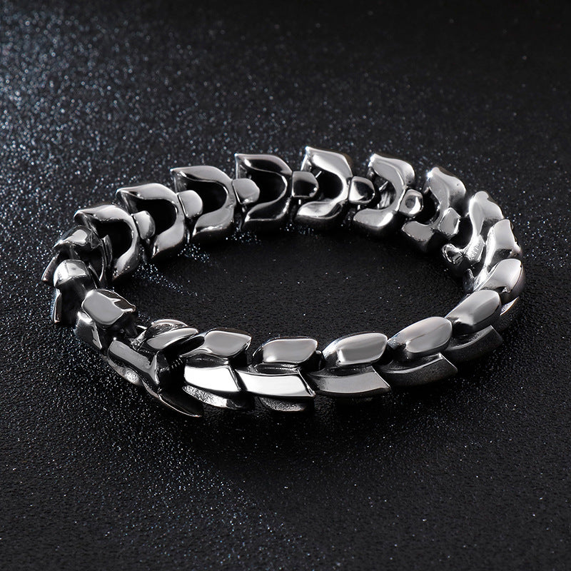 Titanium Steel Keel Link Bracelet view 21