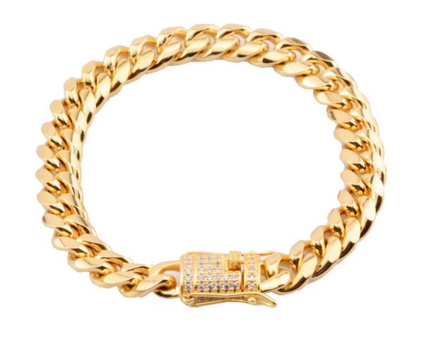 Gold-Tone Cuban Link Chain view 7