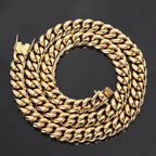 Cuban Link Chain Bracelet with Box Clasp view 11
