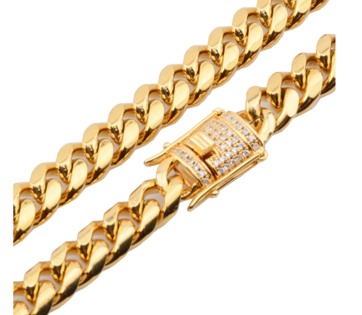 Gold-Tone Cuban Link Chain view 4