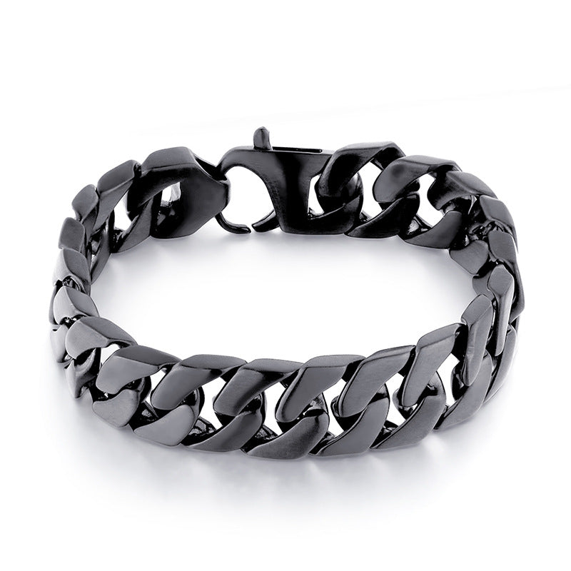 Polished Curb Link Bracelet