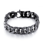Polished Curb Link Bracelet