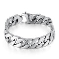 Polished Curb Link Bracelet view 2