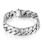 Polished Curb Link Bracelet view 2