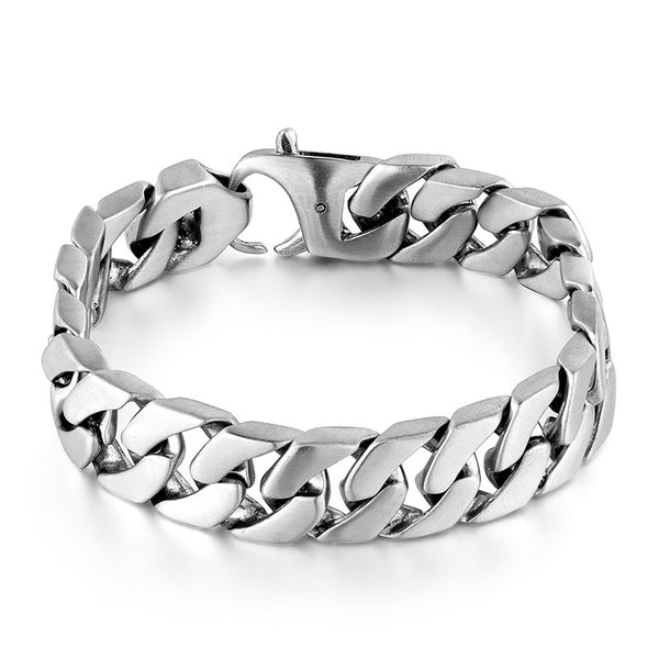 Polished Curb Link Bracelet view 2