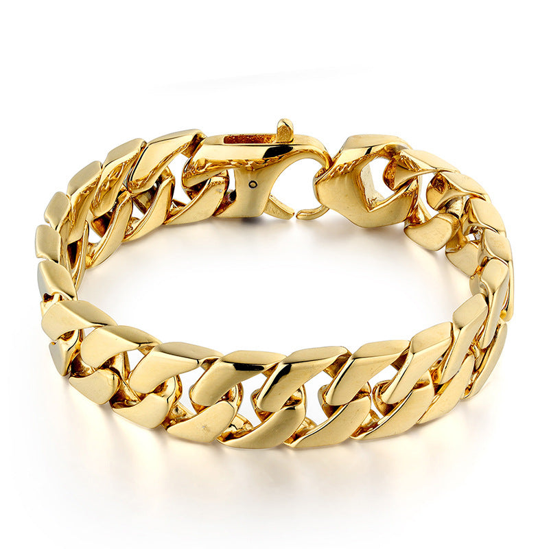 Polished Curb Link Bracelet view 3