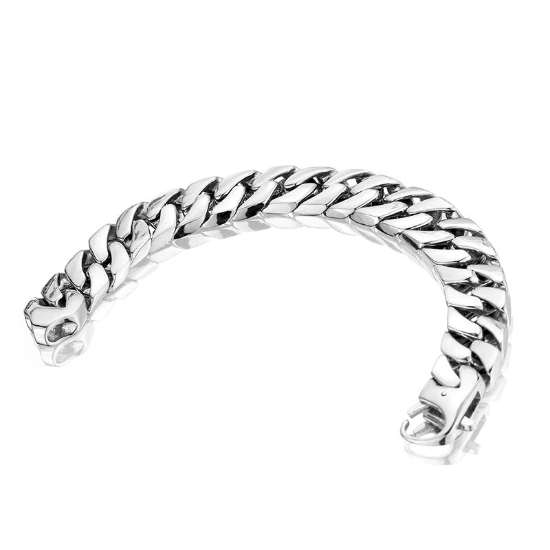 Polished Curb Link Bracelet view 5