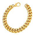 Chunky Curb Link Bracelet view 2