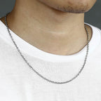 Polished Cable Link Chain Necklace view 3