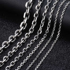 Polished Cable Link Chain Necklace view 4