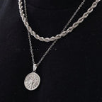 Navigational Compass Pendant Necklace view 7