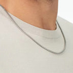 Stainless Steel Box Chain Necklace view 6