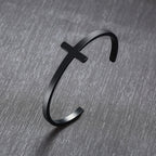 Cross Motif Cuff Bracelet view 6