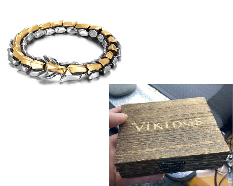 Titanium Steel Keel Link Bracelet view 10