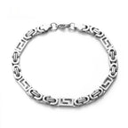 Geometric Link Byzantine Bracelet view 3