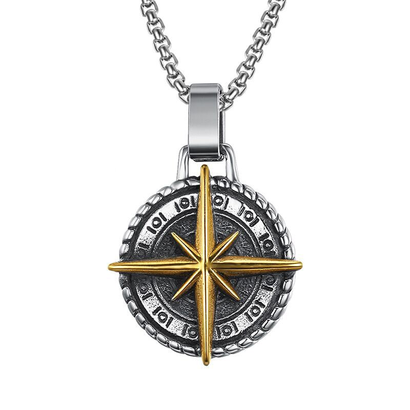 Compass Pendant Necklace view 6