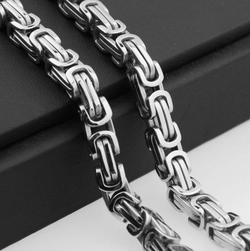 Byzantine Chain in Stainless Steel