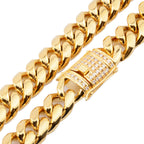 Gold-Tone Cuban Link Chain view 6